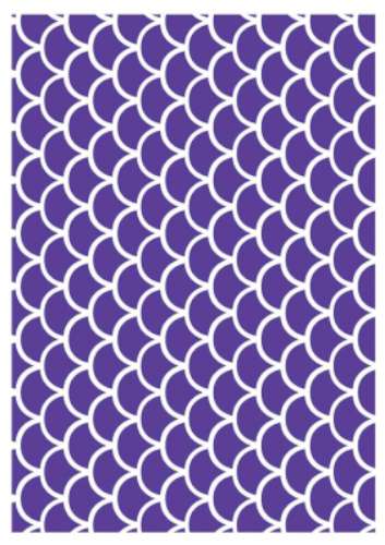 Printed Wafer Paper - Fish Scale Purple - Click Image to Close